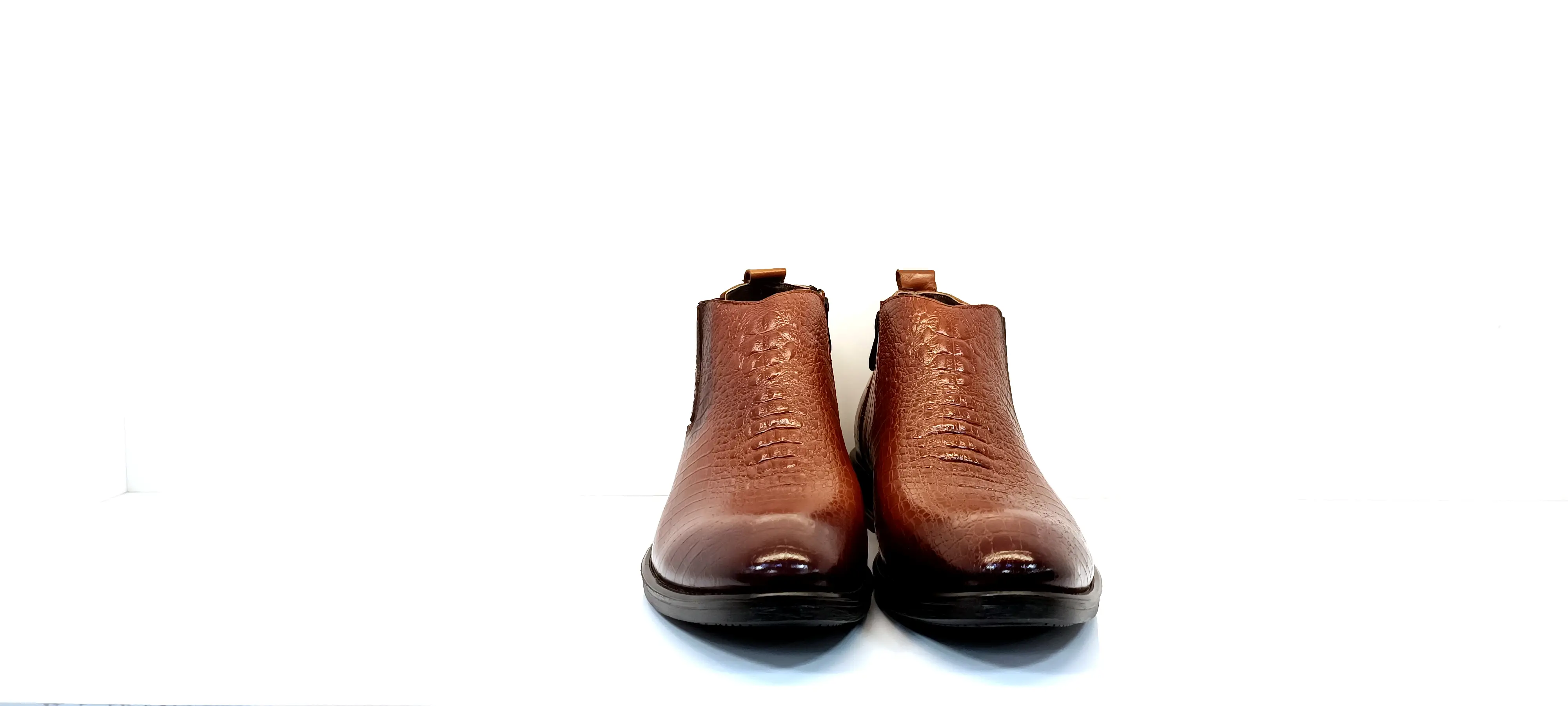 کفش مردانه بوت کروکوئی زیپی مدل 327
